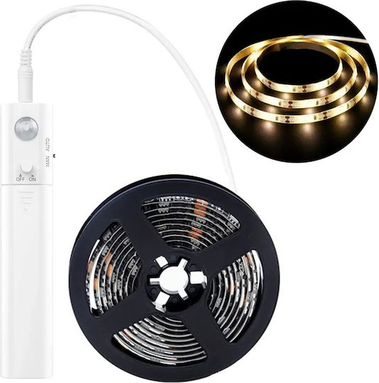 LED-Streifen Batterie 1m mit Bewegungssensor & Netzteil