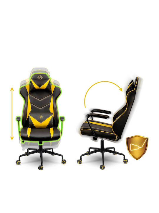 Sofotel Blitzcrank Καρέκλα Gaming Δερματίνης Μαύρο / Κίτρινο
