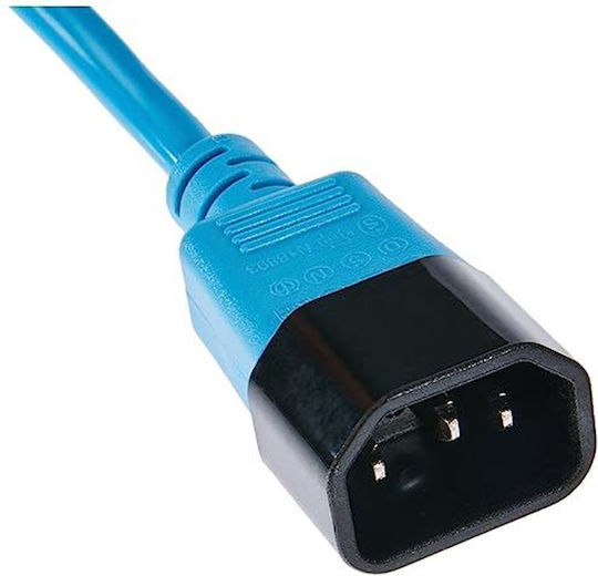 Act Power Cable 3m C13 To C14 Extension Cable For Cold Devices IEC Male To Female 3 Pin Power Cable Ak5111 Blue