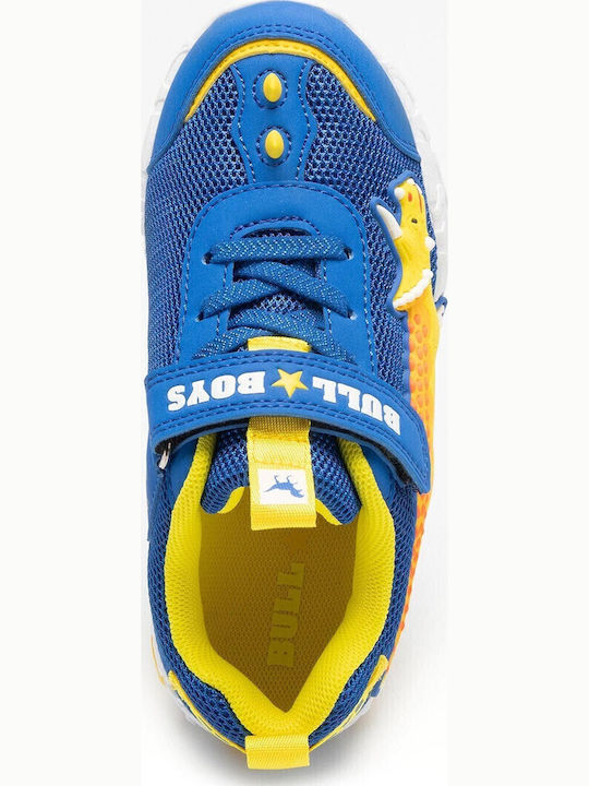 Kids Sneakers Anatomic with Scratch & Lights Blue