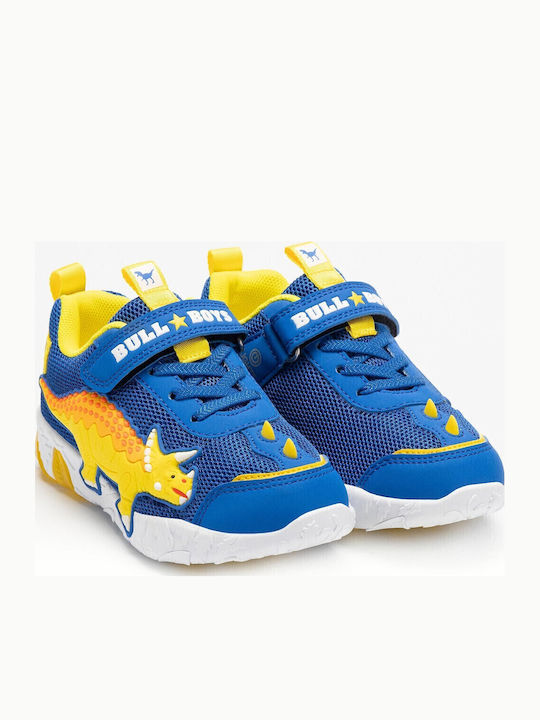 Kids Sneakers Anatomic with Scratch & Lights Blue