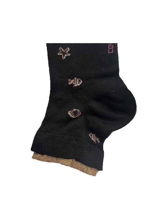 Enrico Coveri Women's Socks BLACK