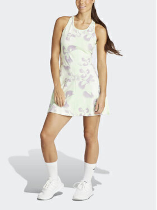 Summer Athletic Dress Sleeveless Green