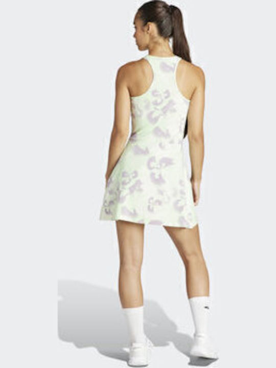 Summer Athletic Dress Sleeveless Green