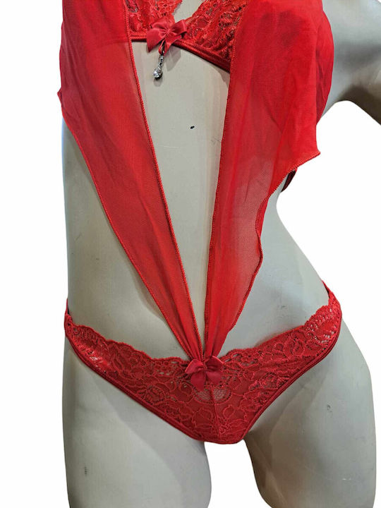 Milena by Paris Sexy Bodysuit Rot