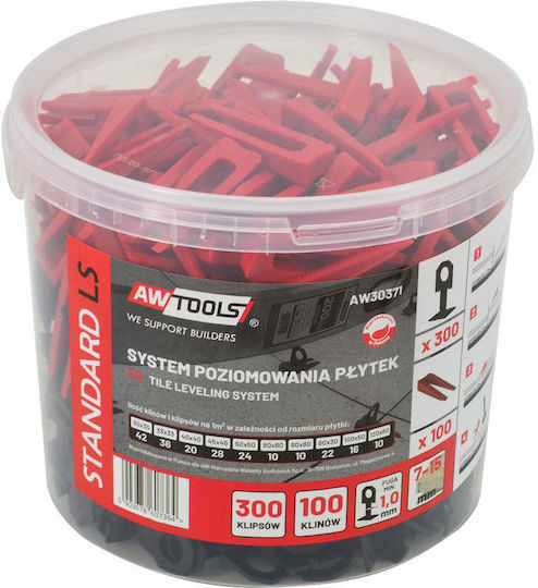 AWTools Разходни материали за мултиинструмент 300бр aw_782142