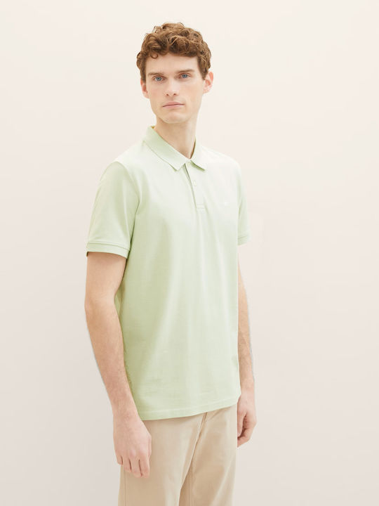 Basic Polo Αθλητική Μπλούζα Κοντομάνικη Πράσινη