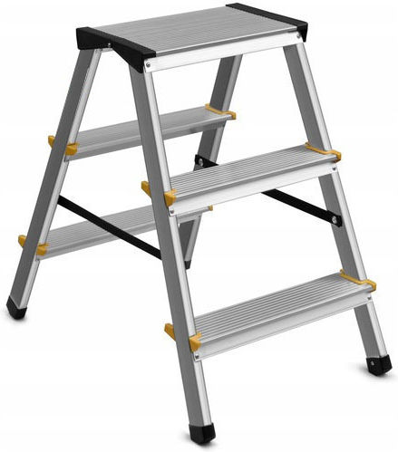 AWTools Scăunel scări Fier 3 trepte 34cm