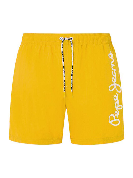 M Logo Men's Swimwear Shorts Yellow