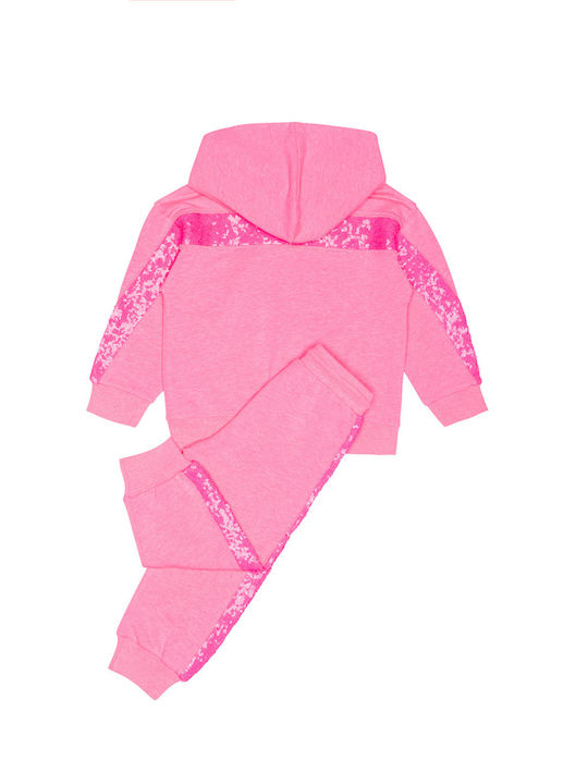 Sprint Kinder Sweatpants Set - Jogginganzug Rose 2Stück