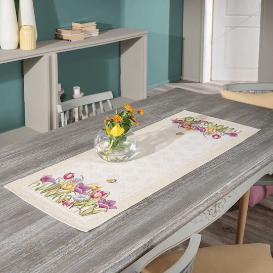 Teoran Fustă Pătrată Set 2buc Cambello Bej 100x100cm