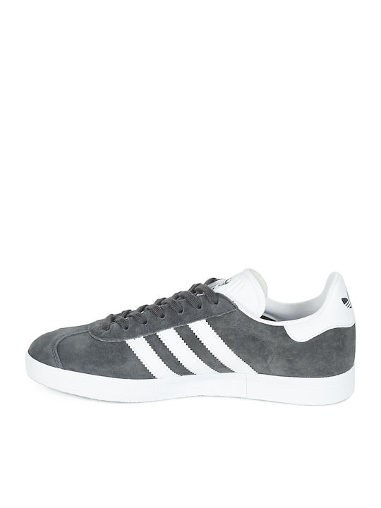 Gazelle Sneakers Dark Grey Heather / White / Gold Metallic