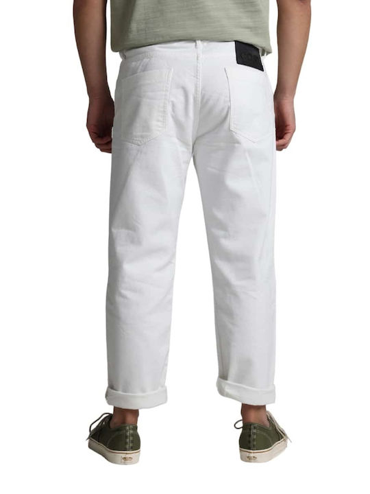 Cosi Jeans Men's Trousers in Relaxed Fit White