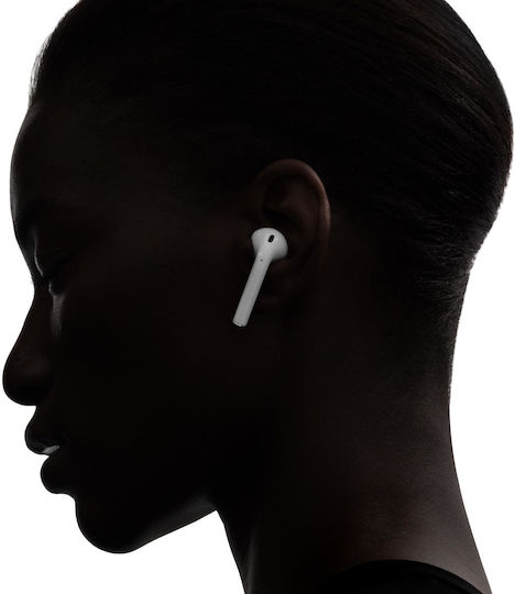 Apple AirPods (2nd generation) Earbud Bluetooth Handsfree Ακουστικά με Θήκη Φόρτισης Λευκά