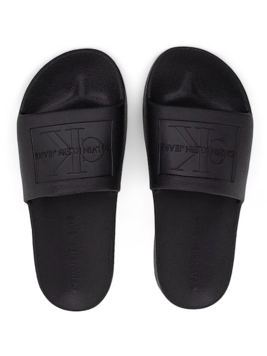 Calvin Klein Ανδρικά Slides Μαύρα