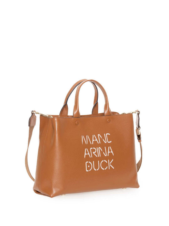 Mandarina Duck Leather Women's Bag Shoulder Brown