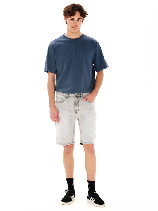Men's Shorts Jeans Gray