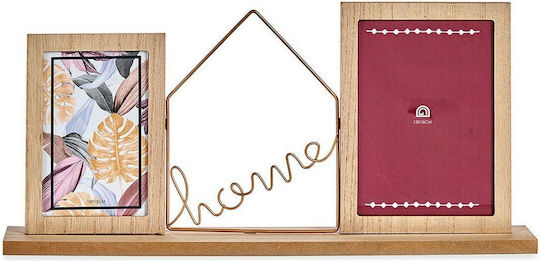 Rama Home Rama de lemn din metal maro (6 X 21,5 X 46 Cm) Rama Home Rama de lemn din metal maro (6 X 21,5 X 46 Cm)