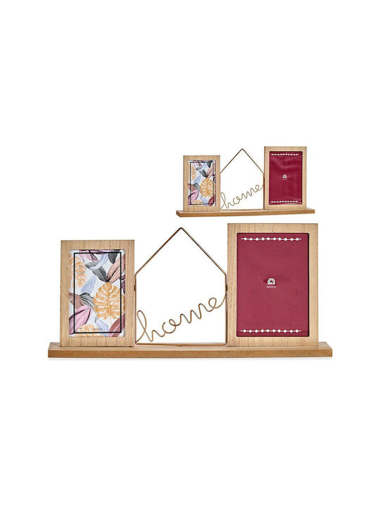 Rama Home Rama de lemn din metal maro (6 X 21,5 X 46 Cm)
