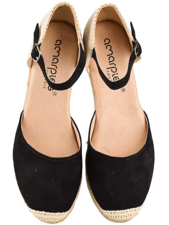 Espadrile pentru femei | Amarpies | Acx26481 | Negru