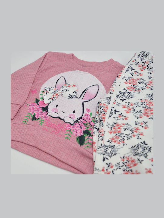 Extan Bebe Kids' Pajamas Winter Pink