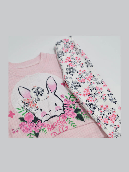 Extan Bebe Kids' Pajamas Winter Pink