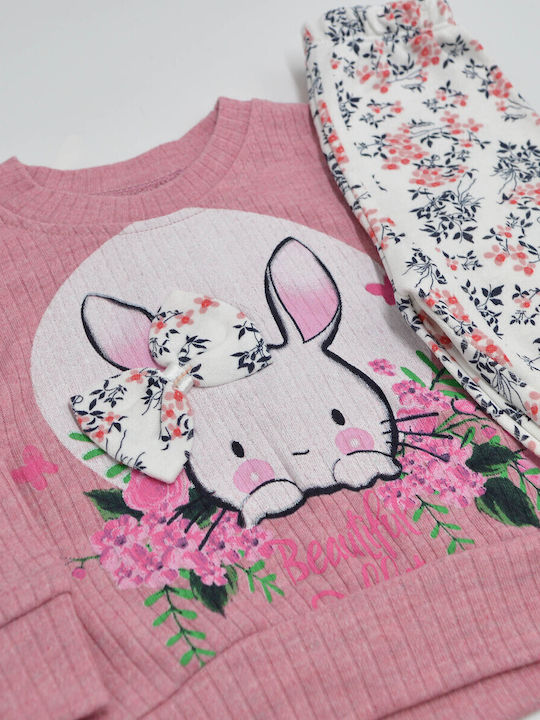 Extan Bebe Kids' Pajamas Winter Pink