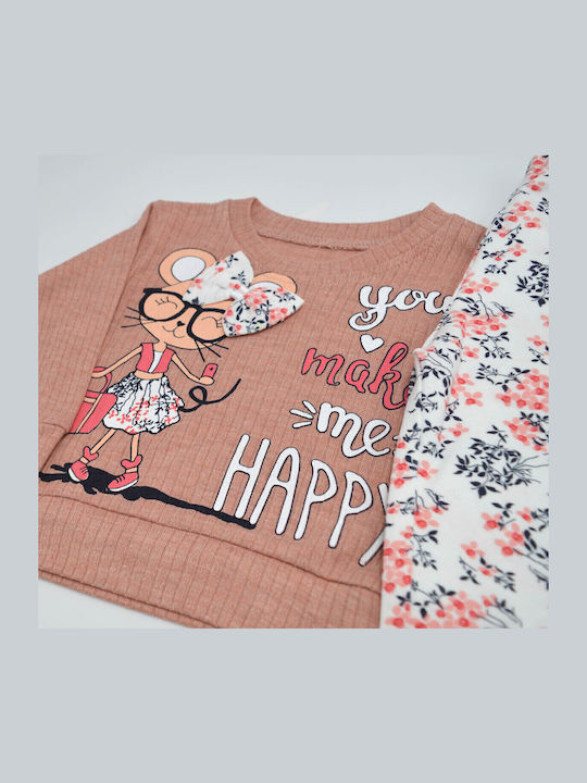 Extan Bebe Kids' Pajamas Winter Beige