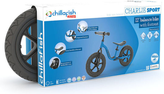 Chillafish Charlie Sport 12" Laufrad, Marineblau