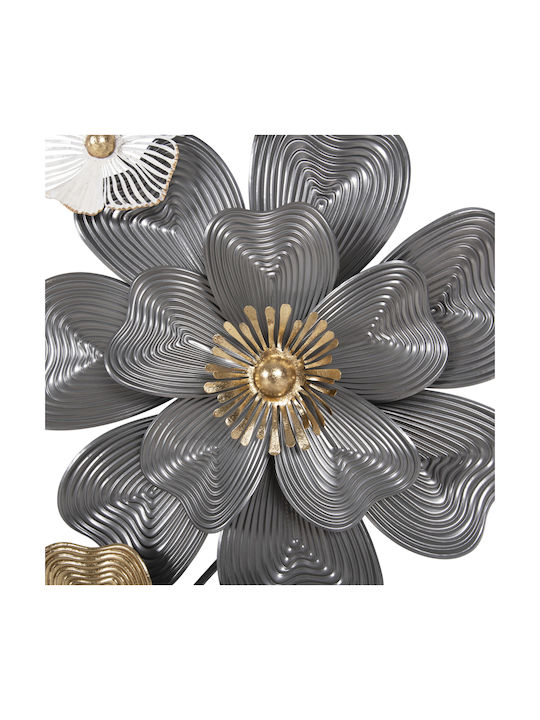 HomeMarkt Wall Decor Made of Metal 120x7.5x51cm