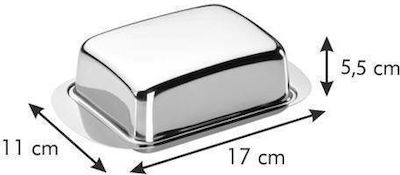 Tescoma Grandchef Butter Dish Metallic Gray 1pcs