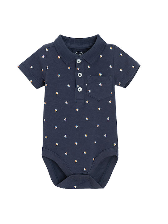 Cool Club Baby Bodysuit Set Short-Sleeved with Pants BLUE