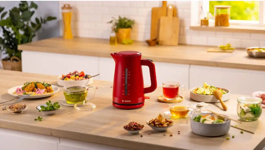 Bosch MyMoment Βραστήρας 1.7lt 2400W Κόκκινος