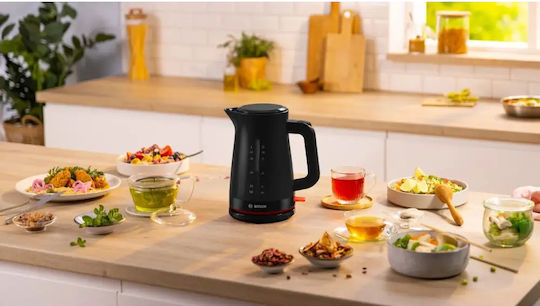 Bosch MyMoment Βραστήρας 1.7lt 2400W Μαύρος