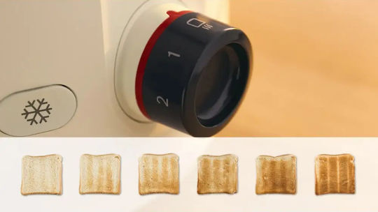 Bosch MyMoment Toaster 2 Slots 950W Beige