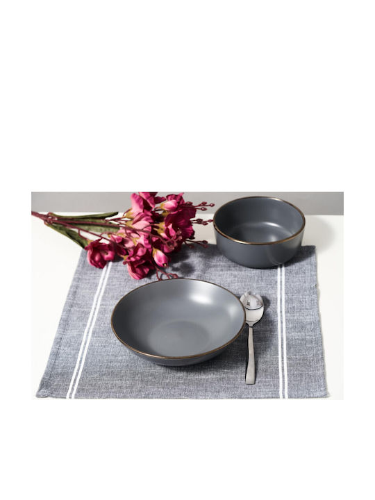 Heinner Calypso Plate Soup Ceramic White with Diameter 20cm