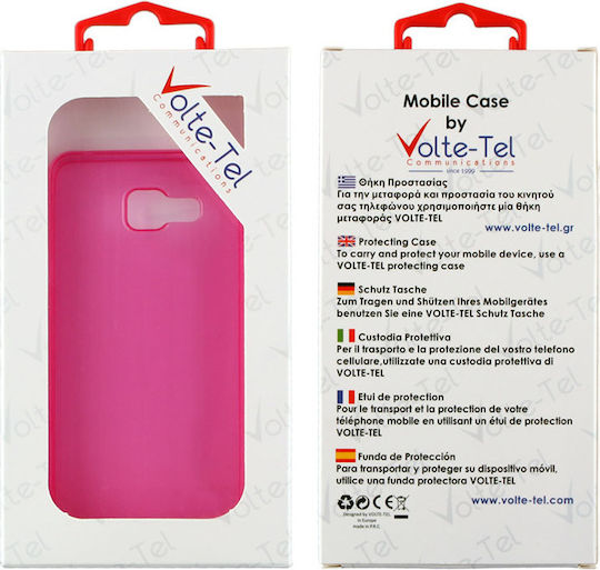 Volte-Tel Back Cover Σιλικόνης Ροζ (Galaxy S7)
