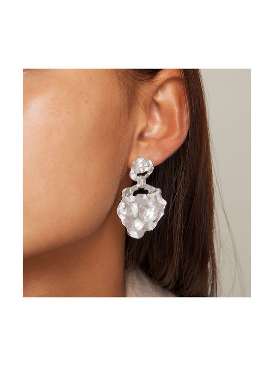 Enamel Earring Windy Large E291sm 925 Silver