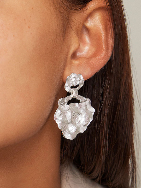 Enamel Earring Windy Large E291sm 925 Ασήμι