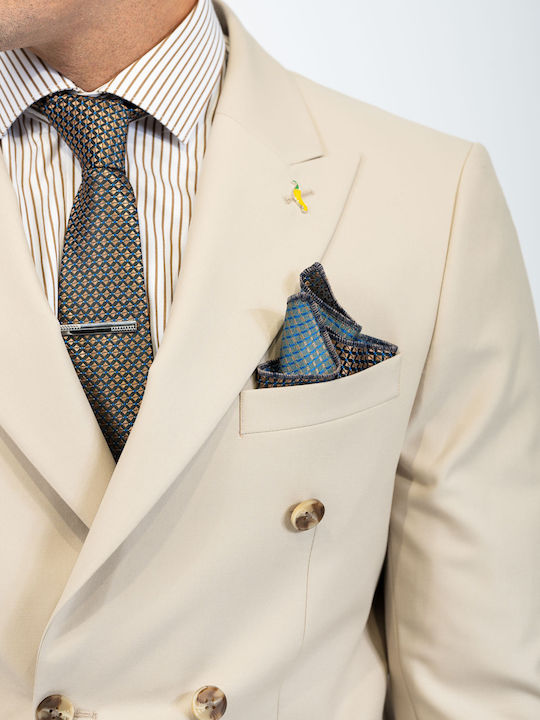 Vittorio Artist Men's Summer Suit Jacket Slim Fit Beige