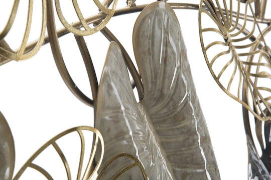 Mauro F Decorațiune Pentru Perete Multicolor Din Metal 131x4.5x61cm