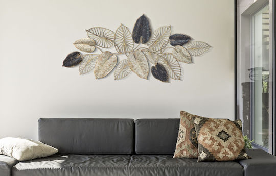 Mauro F Decorațiune Pentru Perete Multicolor Din Metal 131x4.5x61cm