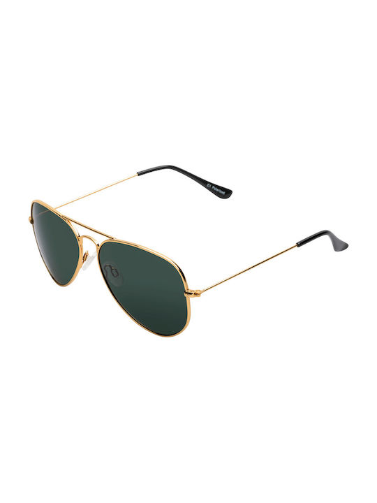 Ochelari de soare cu Aur Din metal Rame 07-201407-Gold-Olive