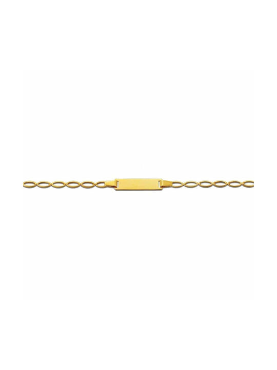 Atofio Kosmima Kids Bracelet ID from Gold 14K