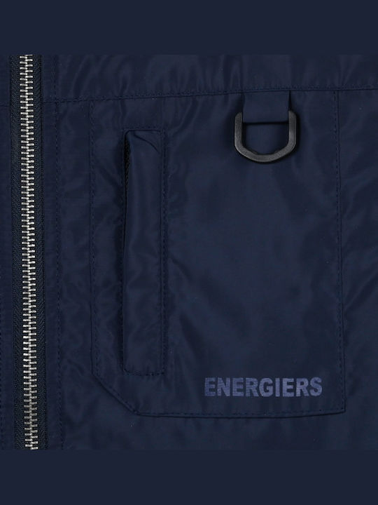 Αδιάβροχο Παιδικό Bomber Κοντό Navy Μπλε