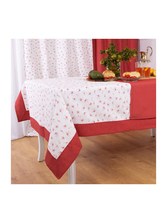 Aslanis Home Christmas Tablecloth Red 1pcs