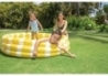 Intex Παιδική Στρογγυλή Πισίνα PVC 330lt Φουσκωτή 147x33εκ. Κίτρινη