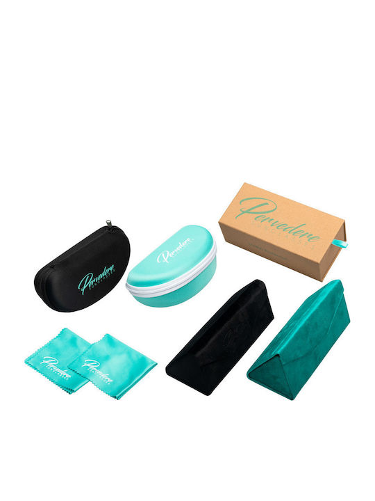 Mano Unisex Sunglasses with Gold Metallic Frame and Green Polarized Lenses