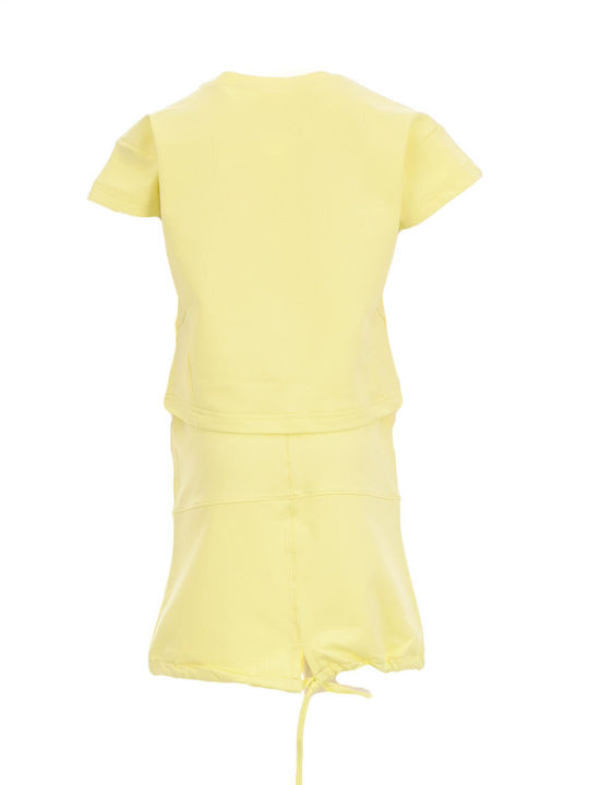 Joyce Kids Set with Skirt Summer 2pcs yellow