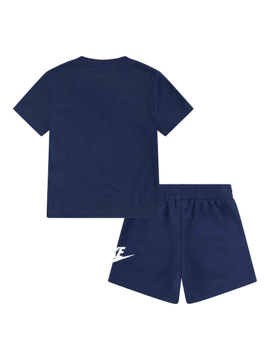 Nike Kinder Set mit Shorts Sommer 2Stück Blau